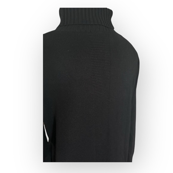 Lululemon Athletica Softer Still Turtleneck Pullover Dress Black S Cashlu™ Knit - Picture 10 of 12